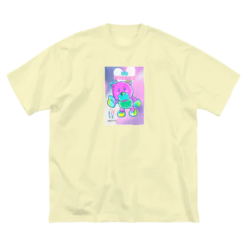 だいじょうぶ。くま。カラー。 ビッグシルエットTシャツ