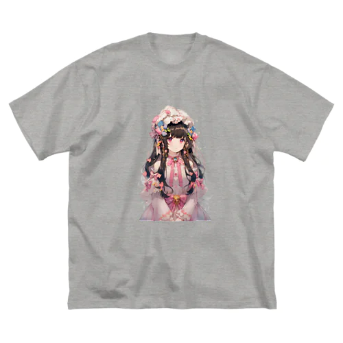 AI美少女イラスト ビッグシルエットTシャツ