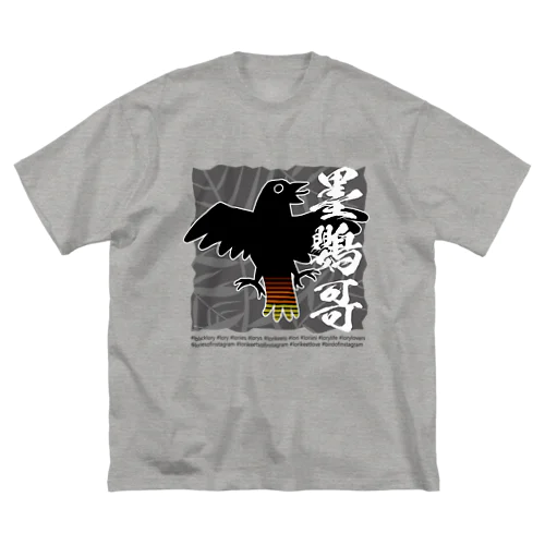 墨鸚哥 루즈핏 티셔츠
