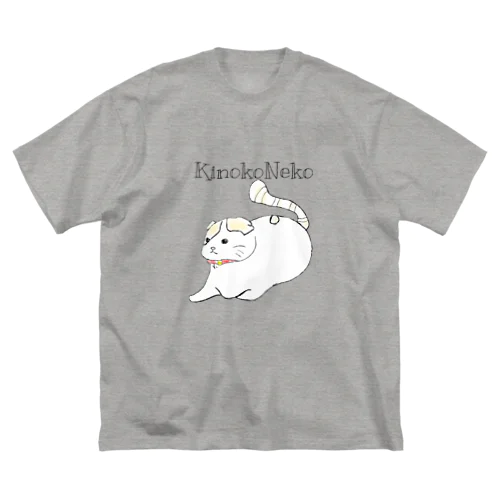 【保護猫支援】イラスト前ちゃん Big T-Shirt