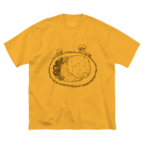 カレー大好き ビッグシルエットTシャツ