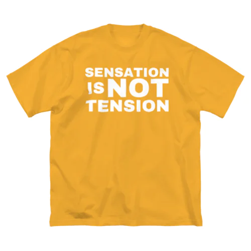 感覚はテンションではない sensation is NOT tension ビッグシルエットTシャツ