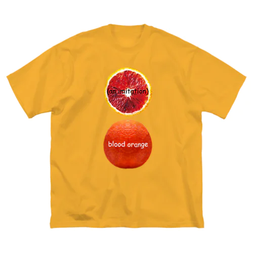 blood orange ビッグシルエットTシャツ