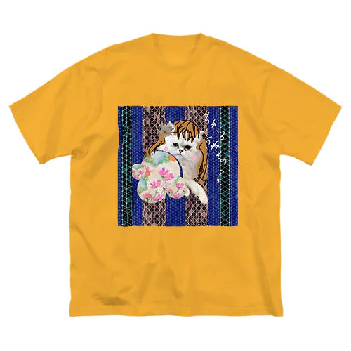ギャル猫 ビッグシルエットTシャツ