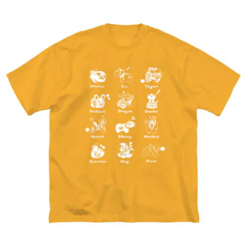 The Zodiac of Fukushima(白抜き) Big T-Shirt