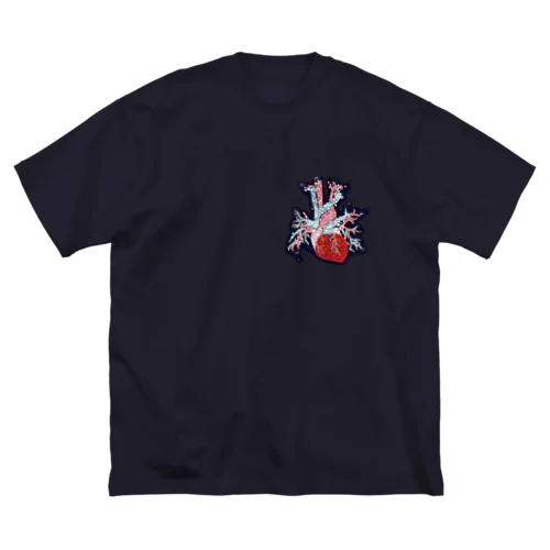 心臓 ビッグシルエットTシャツ