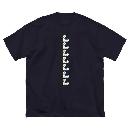 スワンおまる縦型 Big T-Shirt