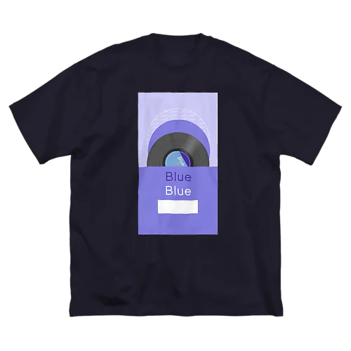 推し色★Blue レコード Big T-Shirt