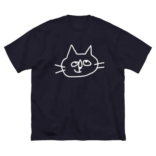 なんか思いついちゃった猫 ホワイト Big T-Shirt