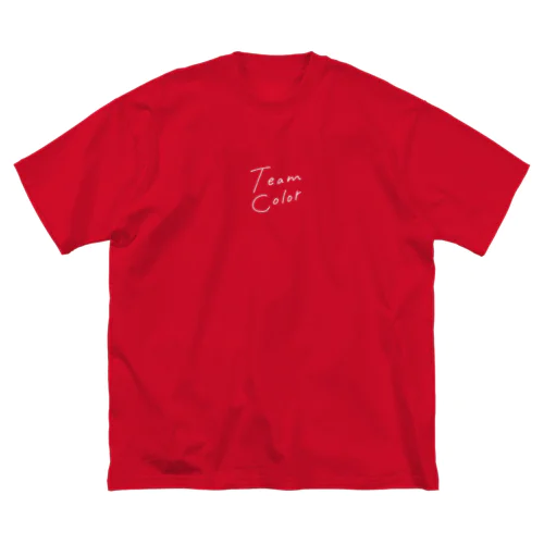 Team Color(横2白ver.) ビッグシルエットTシャツ