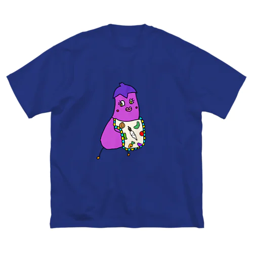 ナス代さん ビッグシルエットTシャツ