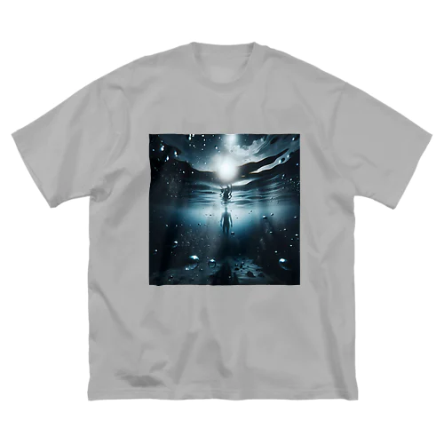 水の底（AI生成） Big T-Shirt