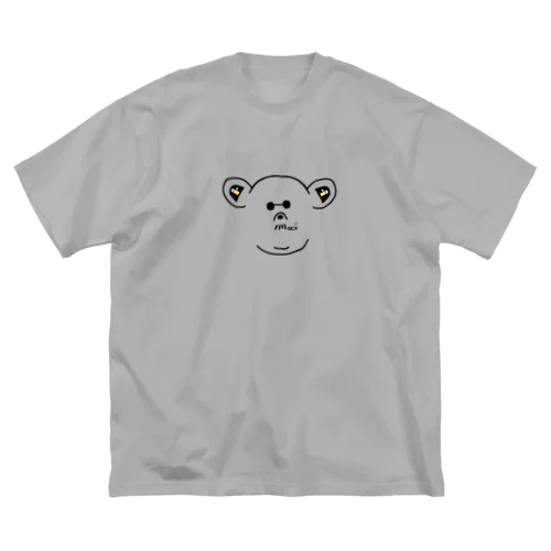 DIRTY OLD BEAR(skeleton・Profiles are behind) ビッグシルエットTシャツ