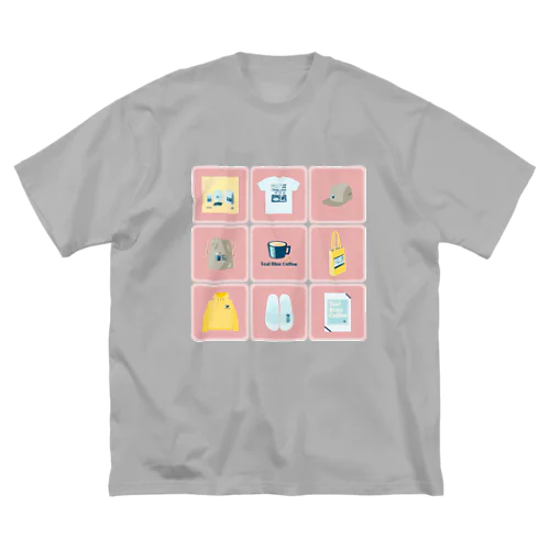 TealBlueItems _Cube PINK Ver. ビッグシルエットTシャツ