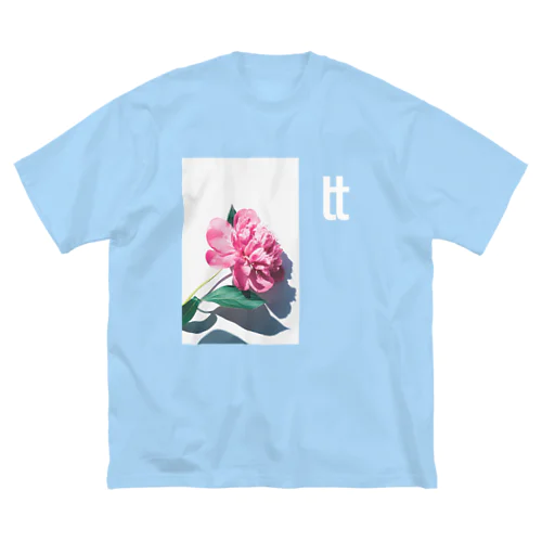 Pink Flower ビッグシルエットTシャツ