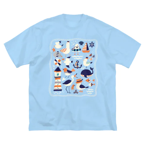 ナツトリドリ ビッグシルエットTシャツ