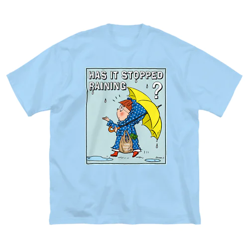 Rainyブルードット Big T-Shirt