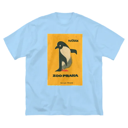 チェコ・プラハ動物園　ペンギン　 ビッグシルエットTシャツ