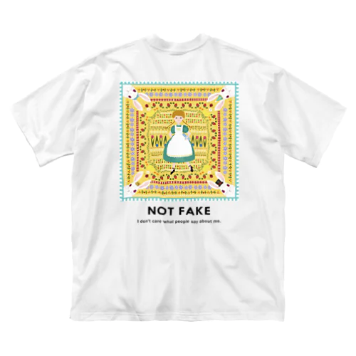 NOT FAKE ビッグシルエットTシャツ