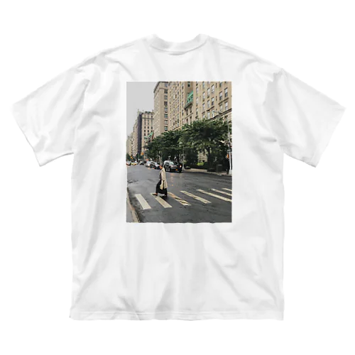 cloudy day back print Big T-Shirt