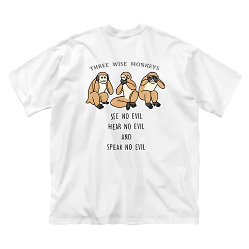 三猿 루즈핏 티셔츠