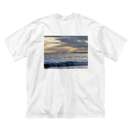 海　　crepuscular rays ビッグシルエットTシャツ