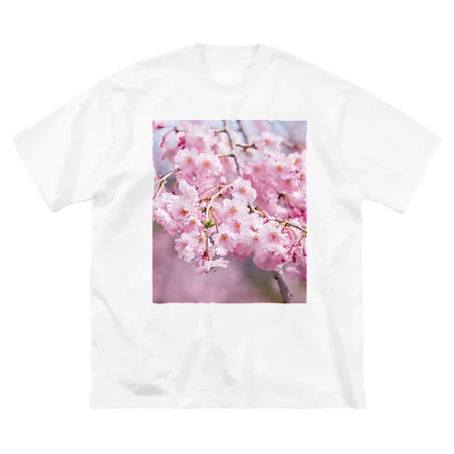 癒しの風景（八重桜） Big T-Shirt