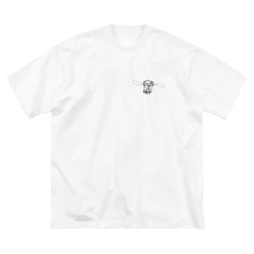 しらっＴ（くちびる） ビッグシルエットTシャツ