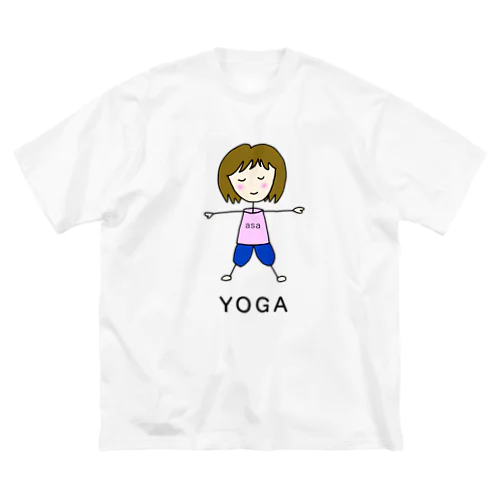 ヨガールasaちゃん(カラー) Big T-Shirt