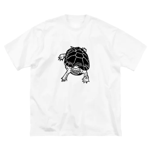 クサガメ Smiley Boggie ビッグシルエットTシャツ