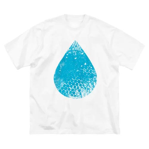 雨垂れ ビッグシルエットTシャツ