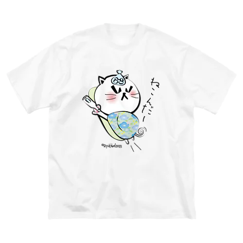 ねこんだー ビッグシルエットTシャツ