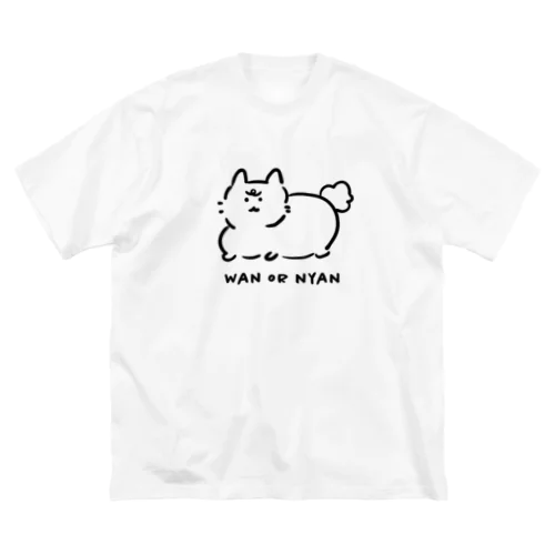 wan or nyan ビッグシルエットTシャツ