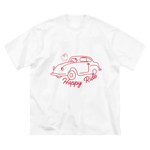 Happy Ride ビッグシルエットTシャツ