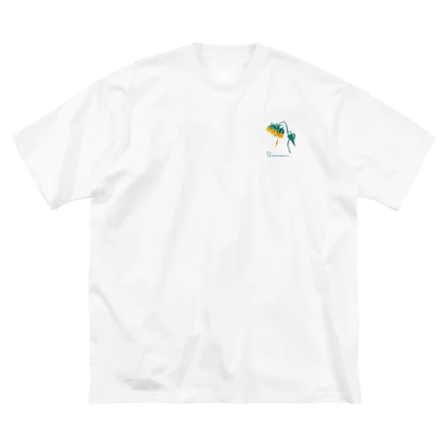 しょんぼり向日葵 루즈핏 티셔츠