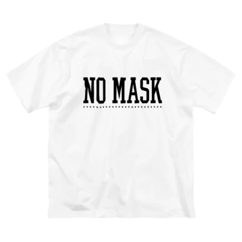 NO MASK NO LIFE ビッグシルエットTシャツ