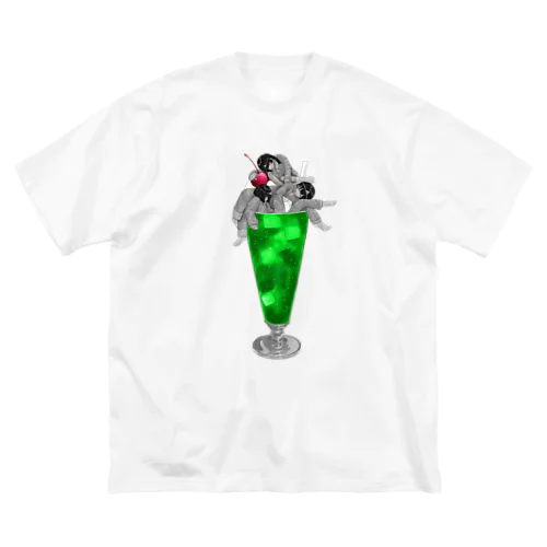 夏終わるクリームソーダ Big T-Shirt