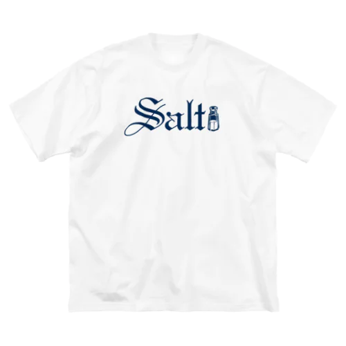 SALT (NAVY) ビッグシルエットTシャツ
