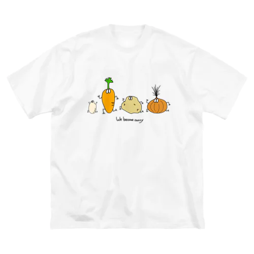 We are curry(カラー) Big T-Shirt