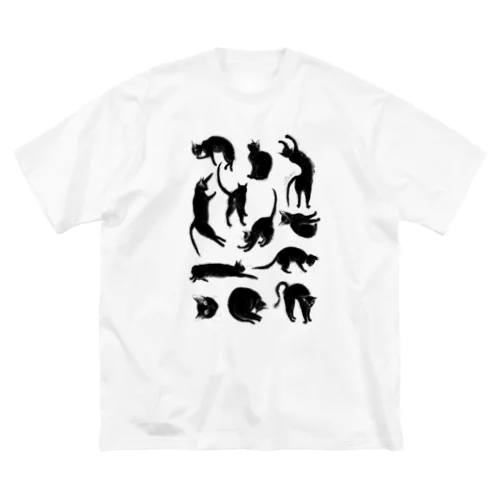 黒猫トト ビッグシルエットTシャツ