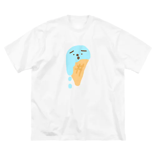 チョコミントくんと暑い夏。 ビッグシルエットTシャツ