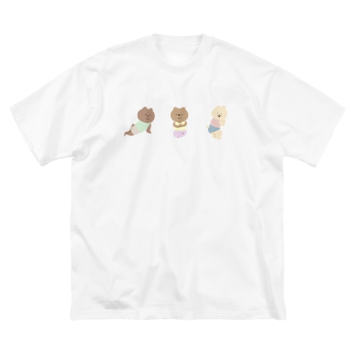 筋トレをしているクマ Big T-Shirt