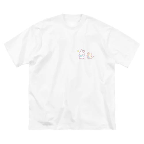 うさねこ1 ビッグシルエットTシャツ