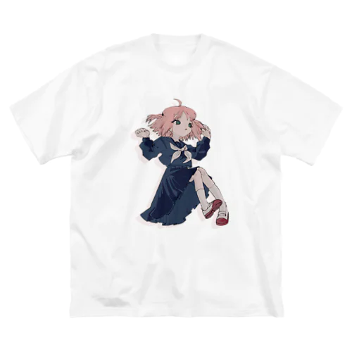 ほっぷすてっぷセーラー少女 Big T-Shirt