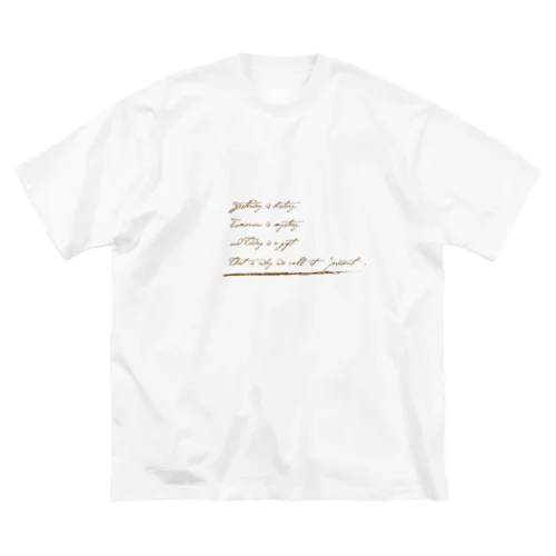 ほう・れん・そうの「プレゼント」 ビッグシルエットTシャツ