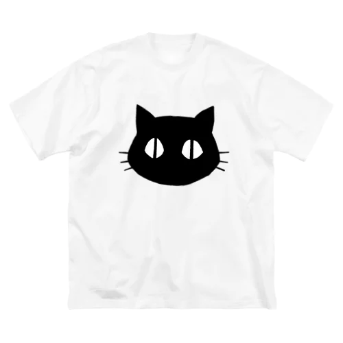 くつ下をはいたネコ（ピンク） ビッグシルエットTシャツ