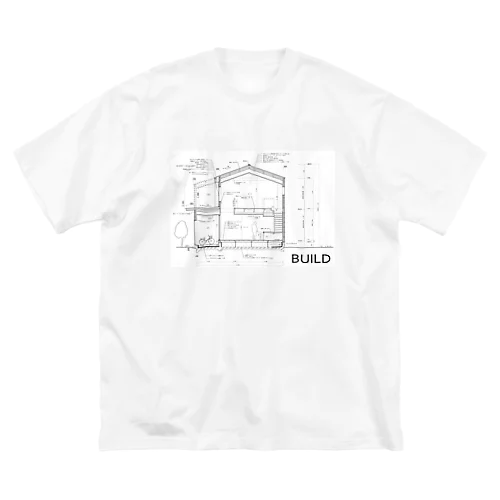 断面図 ビッグシルエットTシャツ