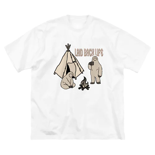 スローライフ イエティ ビッグシルエットTシャツ