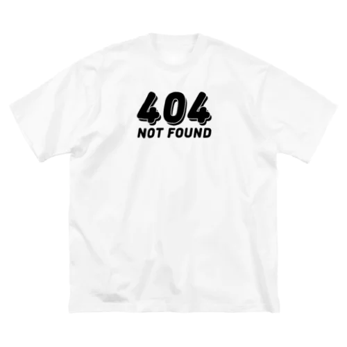 404 not found [BK] ビッグシルエットTシャツ