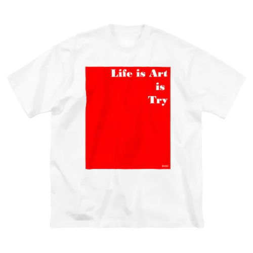 LIFE IS ART ビッグシルエットTシャツ